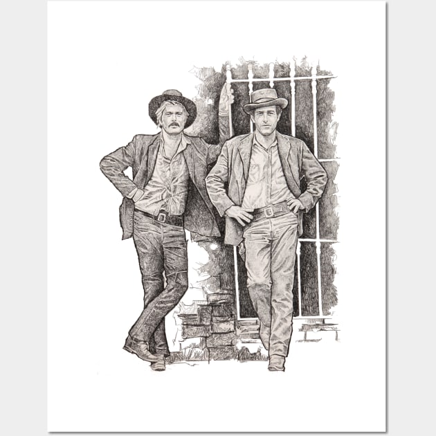 Butch cassidy & sundace kid Wall Art by calibos